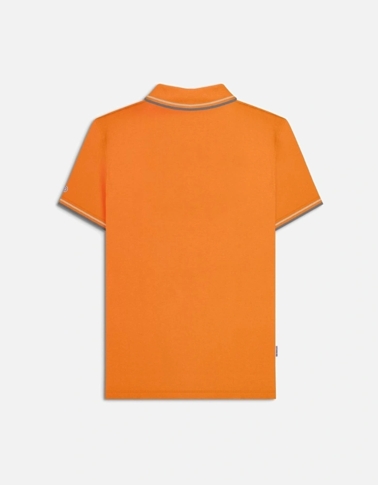 Mens Twin Tipped Retro Polo Shirt