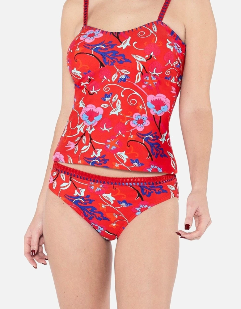 Blanket Stitch Tankini Top
