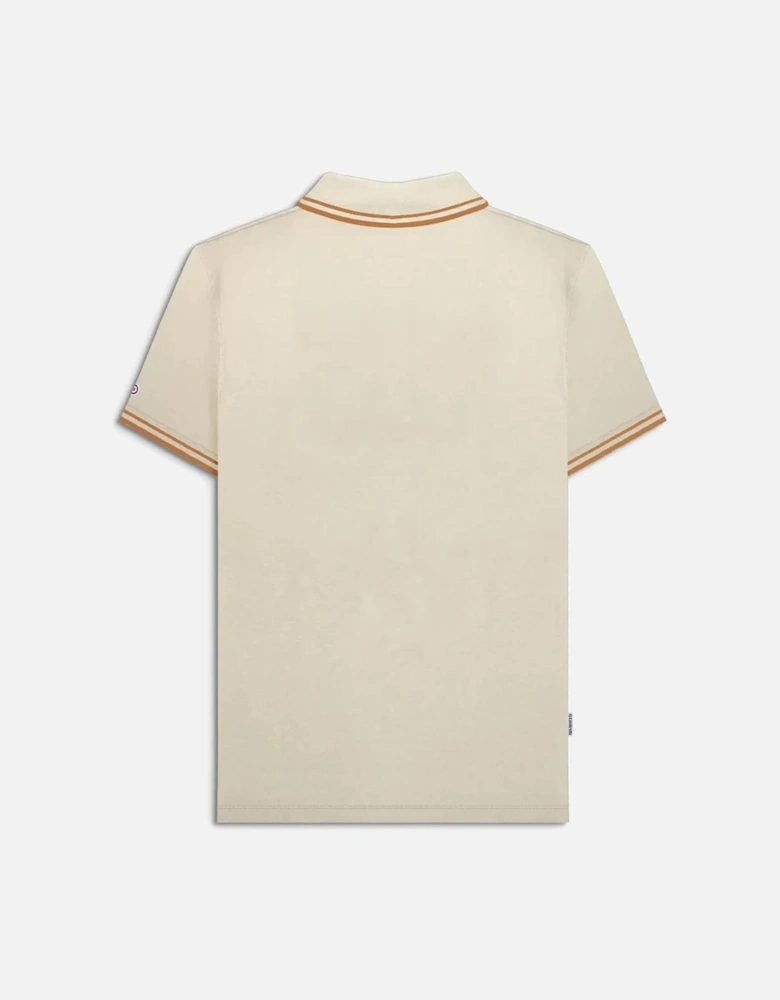 Mens Twin Tipped Retro Polo Shirt