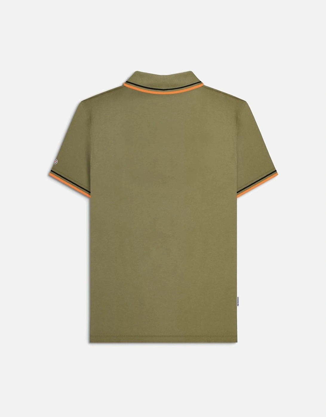 Mens Twin Tipped Retro Polo Shirt