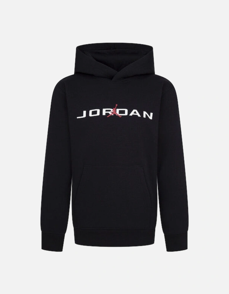 JORDAN BLACK HOODED STRETCH TRACKSUIT
