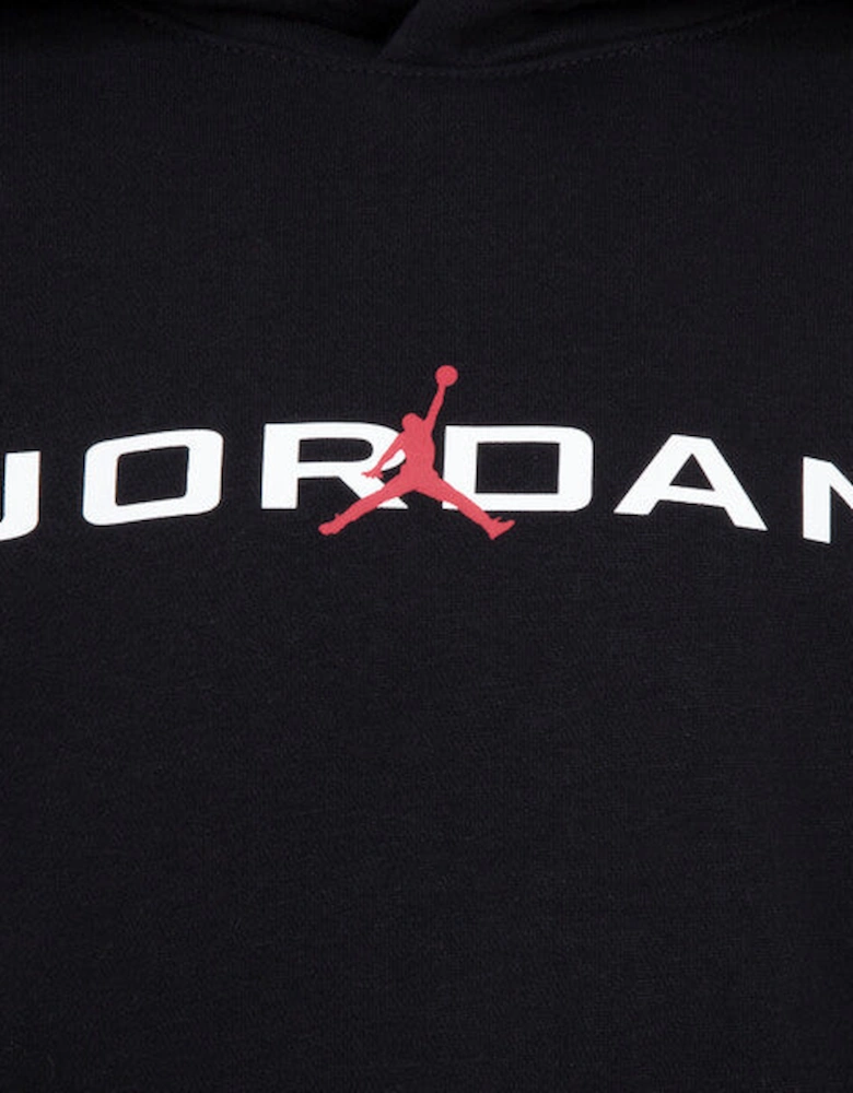 JORDAN BLACK HOODED STRETCH TRACKSUIT