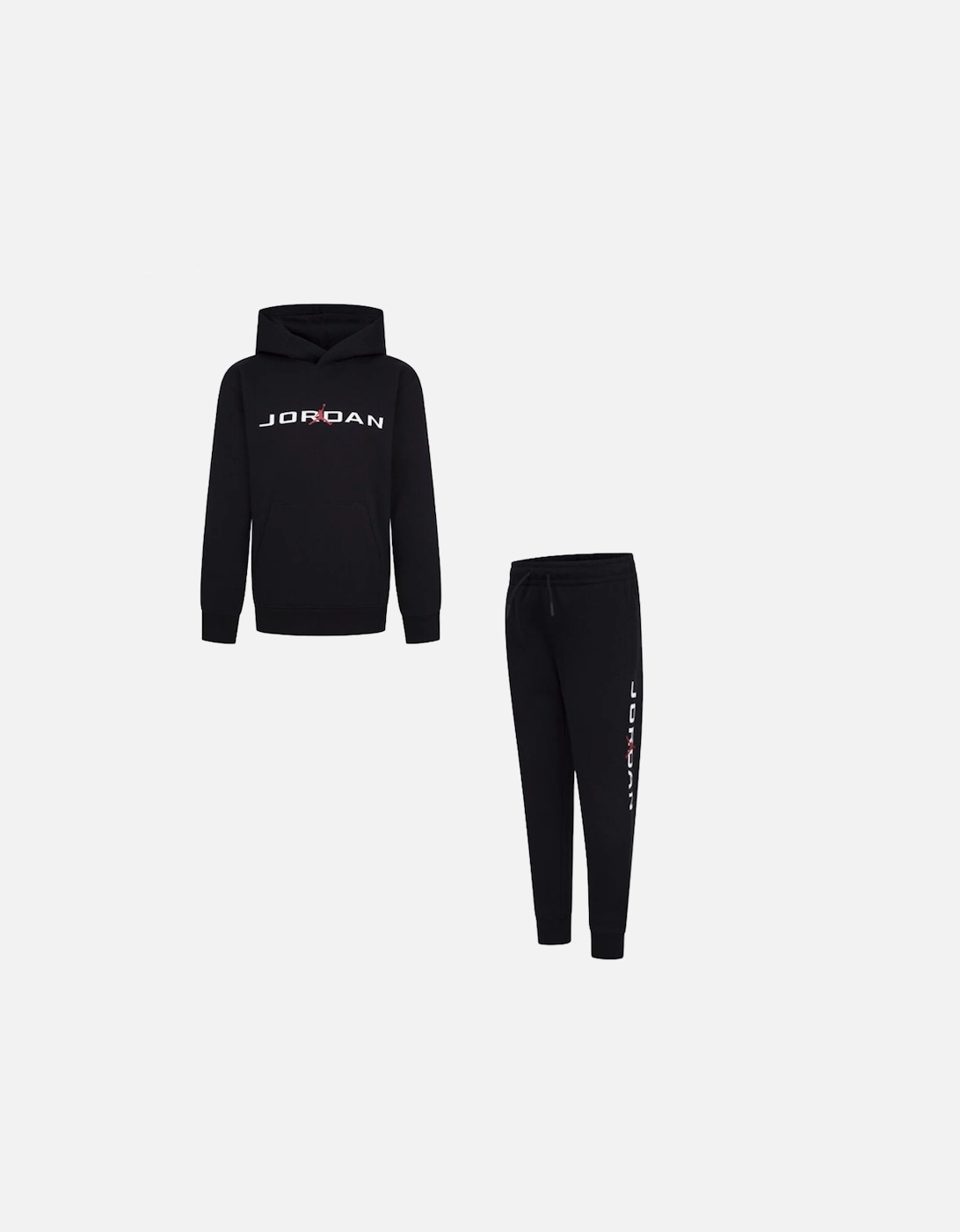 JORDAN BLACK HOODED STRETCH TRACKSUIT, 9 of 8