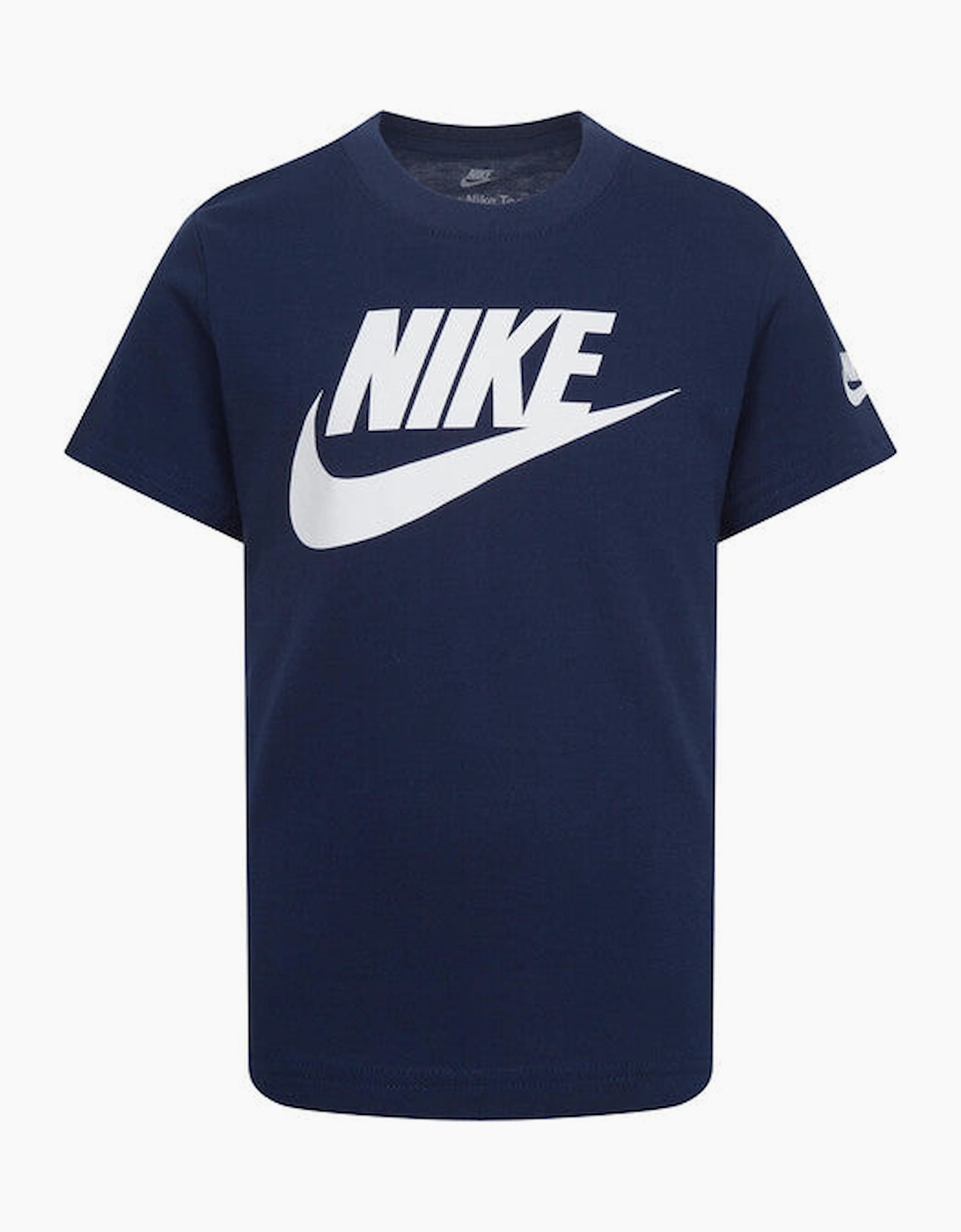 Nike Boys White Midnight Navy Futura T Shirt 86J575  4 Years/3 Years 3/4Y Kids