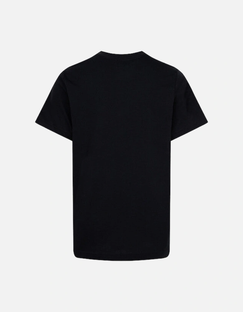 JORDAN BLACK T SHIRT AIR STRETCH 95D628