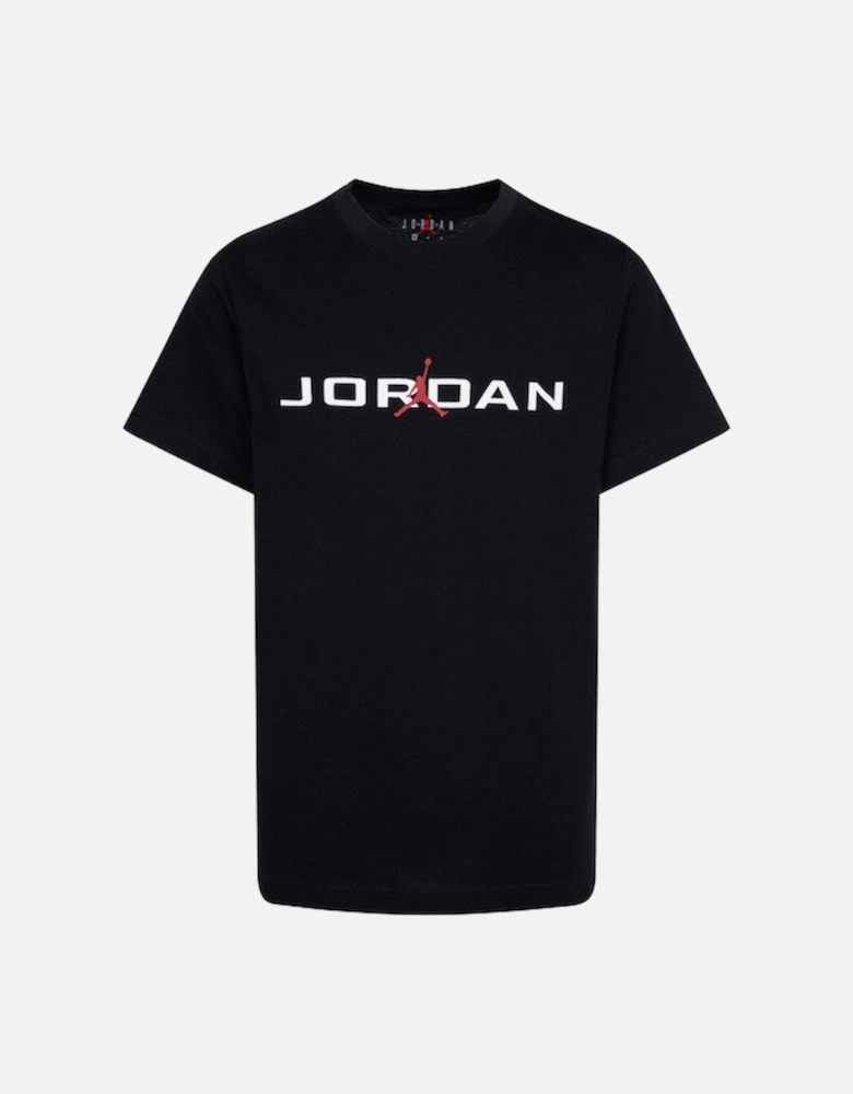 JORDAN BLACK T SHIRT AIR STRETCH 95D628