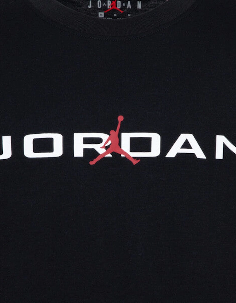 JORDAN BLACK T SHIRT AIR STRETCH 95D628