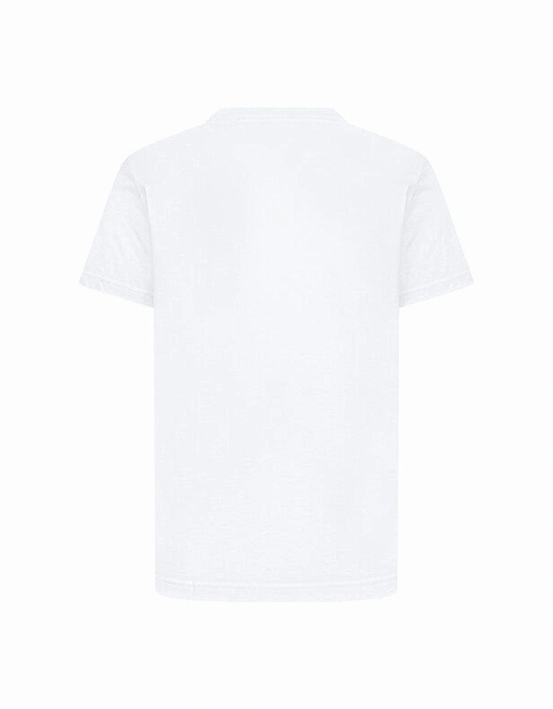 JORDAN WHITE BIG LOGO T SHIRT AIR STRETCH 95D628