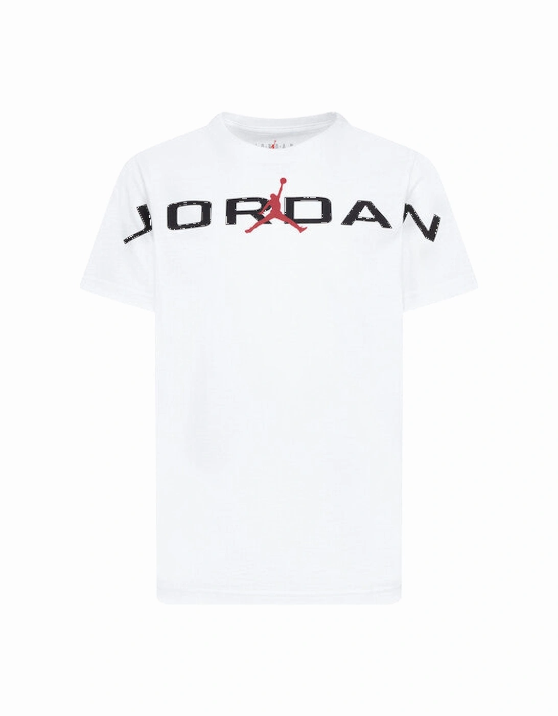 JORDAN WHITE BIG LOGO T SHIRT AIR STRETCH 95D628, 4 of 3