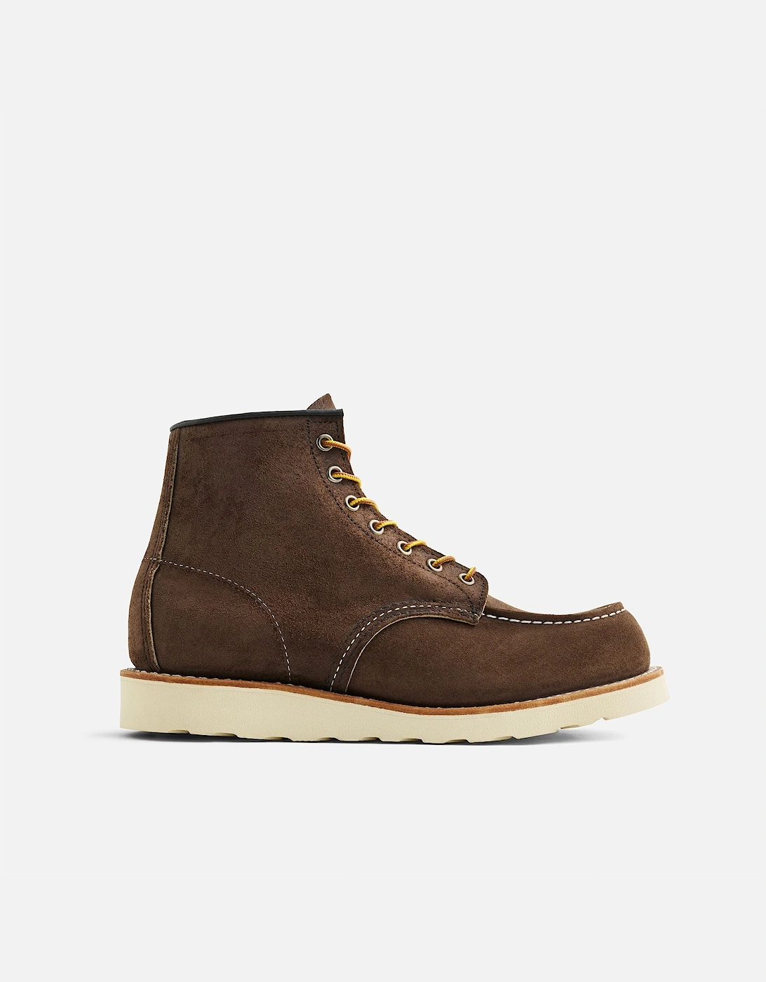 6 Inch Moc Toe Suede Men's Chocolate Boots