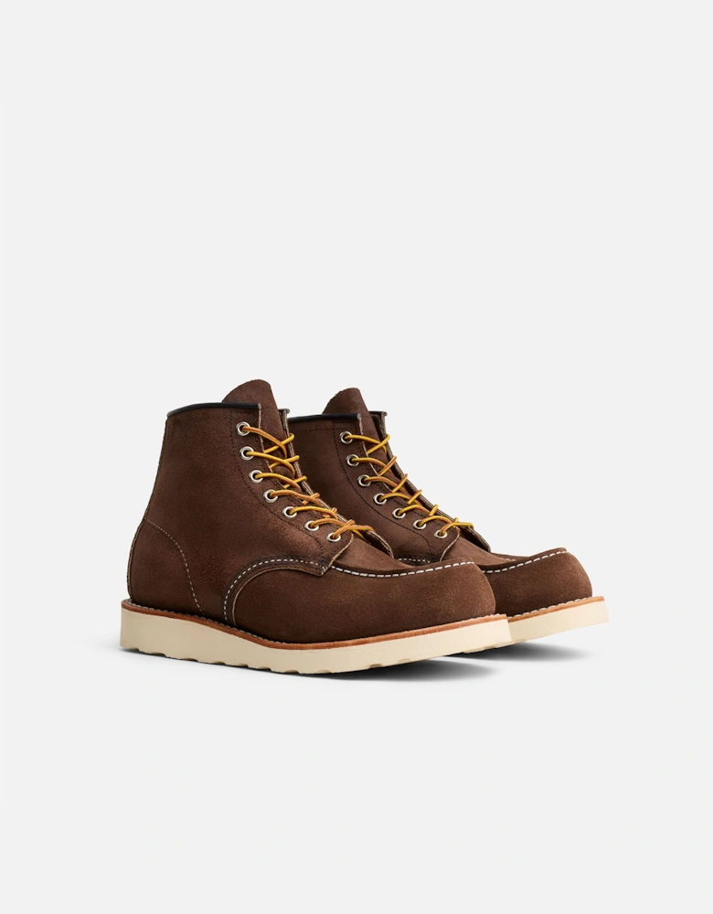 6 Inch Moc Toe Suede Men's Chocolate Boots
