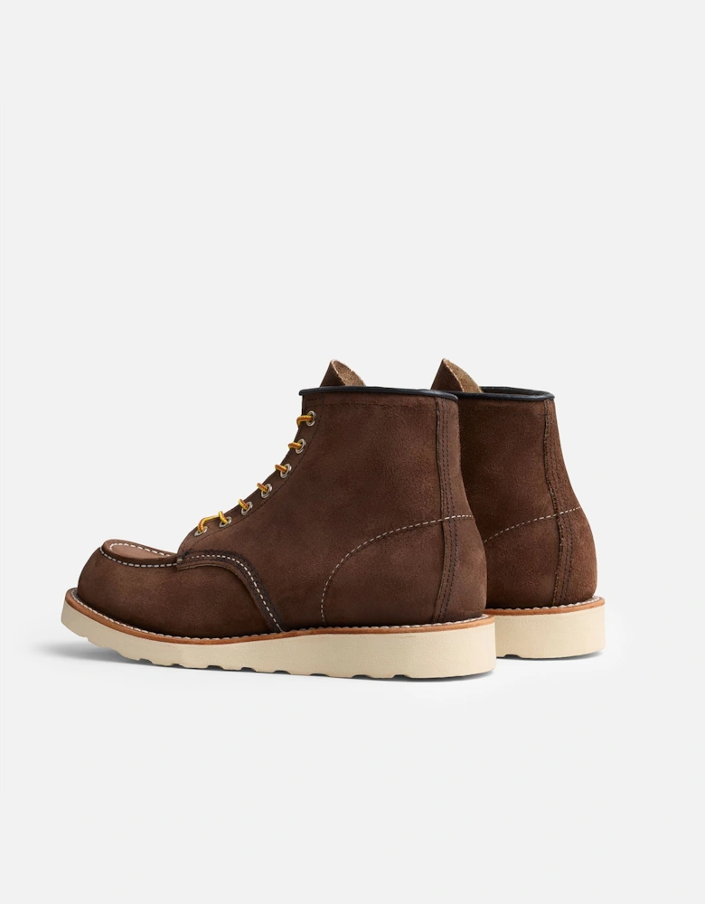 6 Inch Moc Toe Suede Men's Chocolate Boots