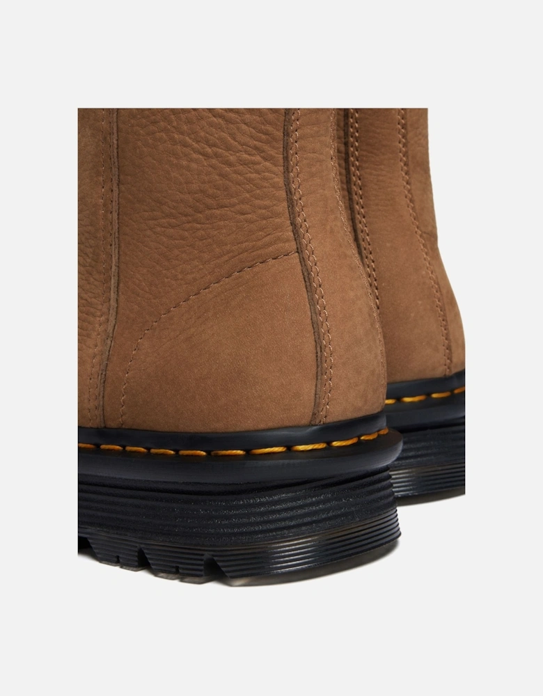 Dr. Martens Zebzag Rigger Milled Nubuck Women's Desert Brown Boots