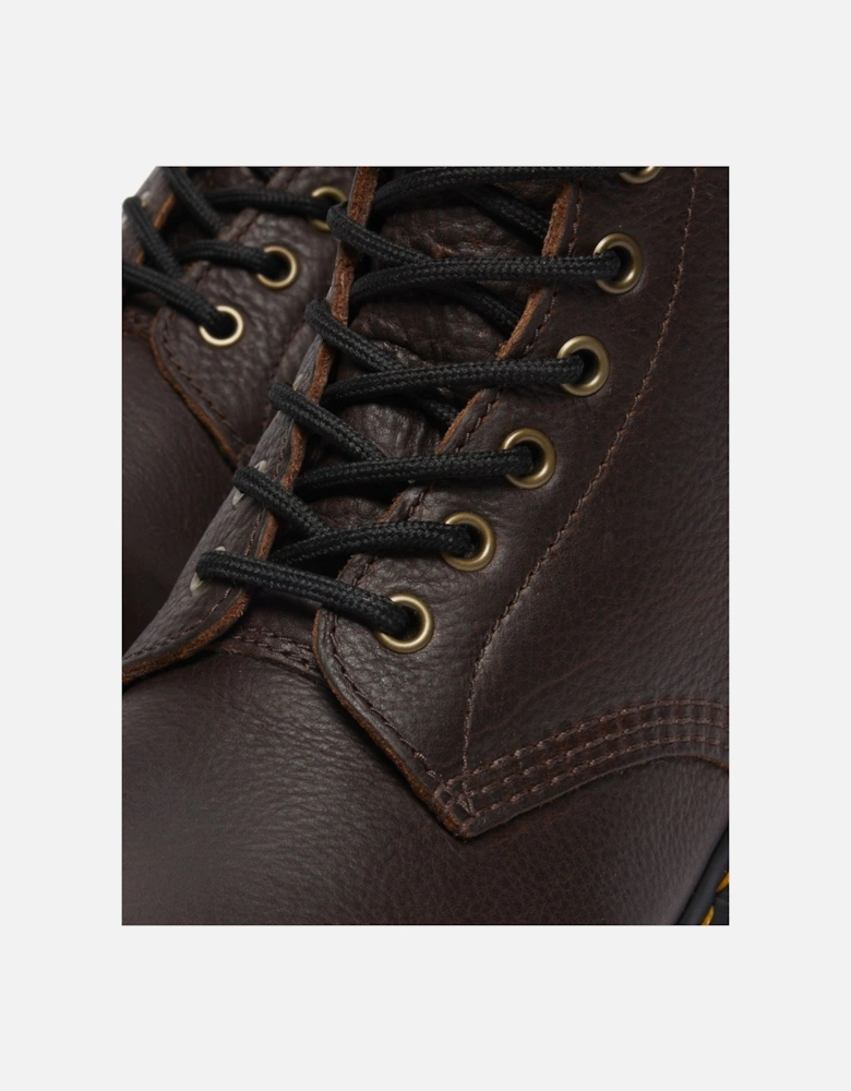 Dr. Martens 1460 Pascal Warm Lined 8 Eye Leather Dark Brown Boots