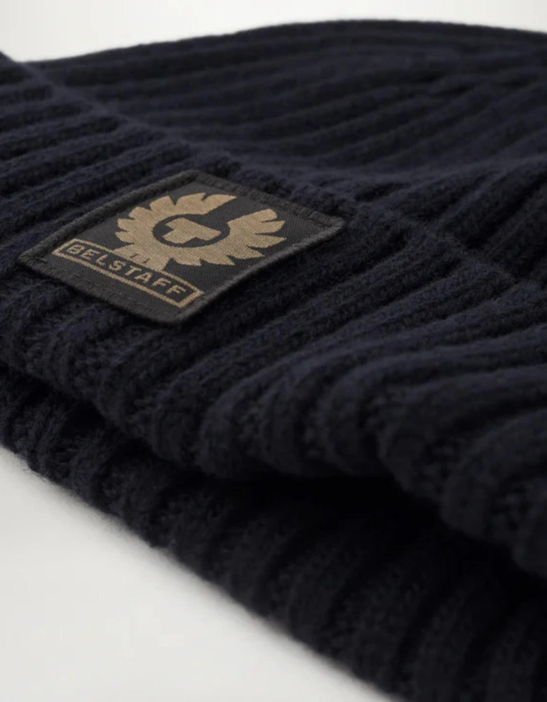 Watch Beanie Hat Dark Navy