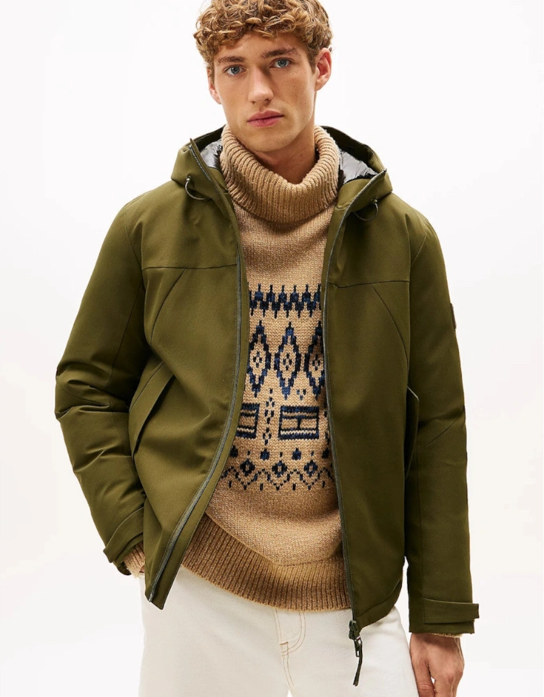 Tech Hooded Padded Parka MT1 Huntsman Green