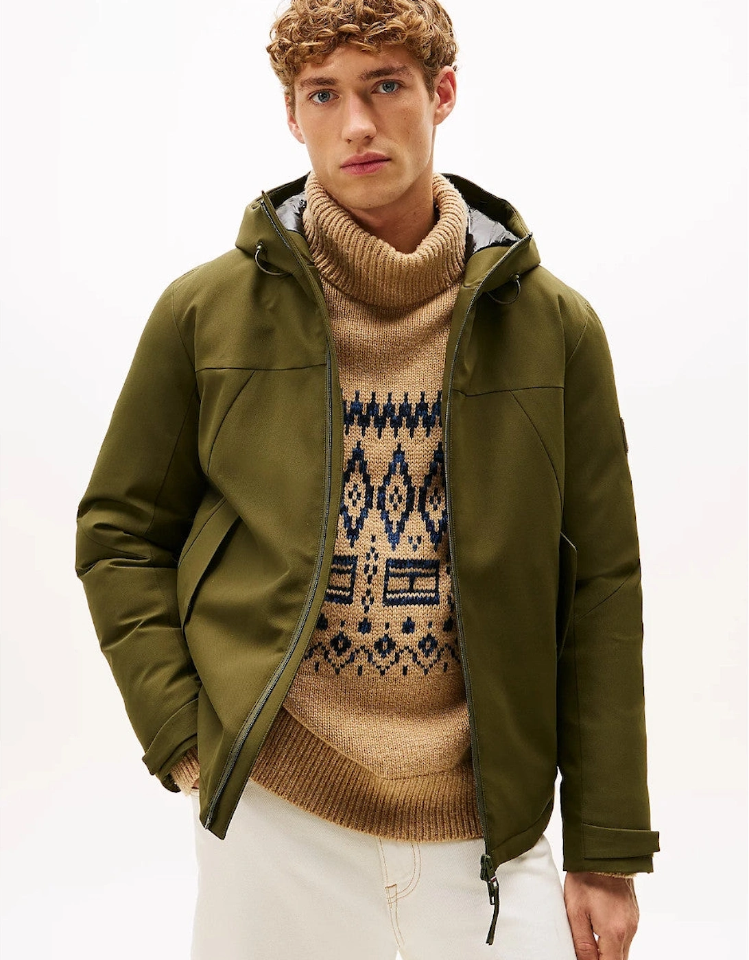 Tech Hooded Padded Parka MT1 Huntsman Green