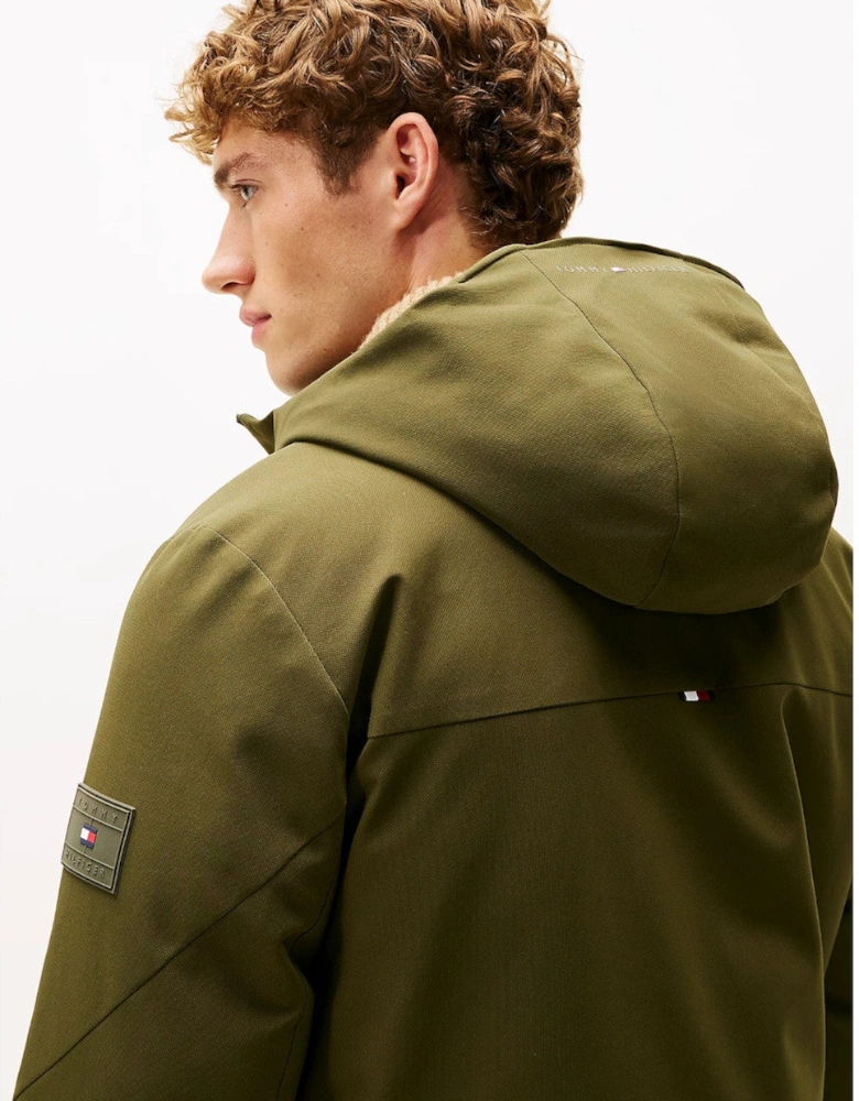 Tech Hooded Padded Parka MT1 Huntsman Green