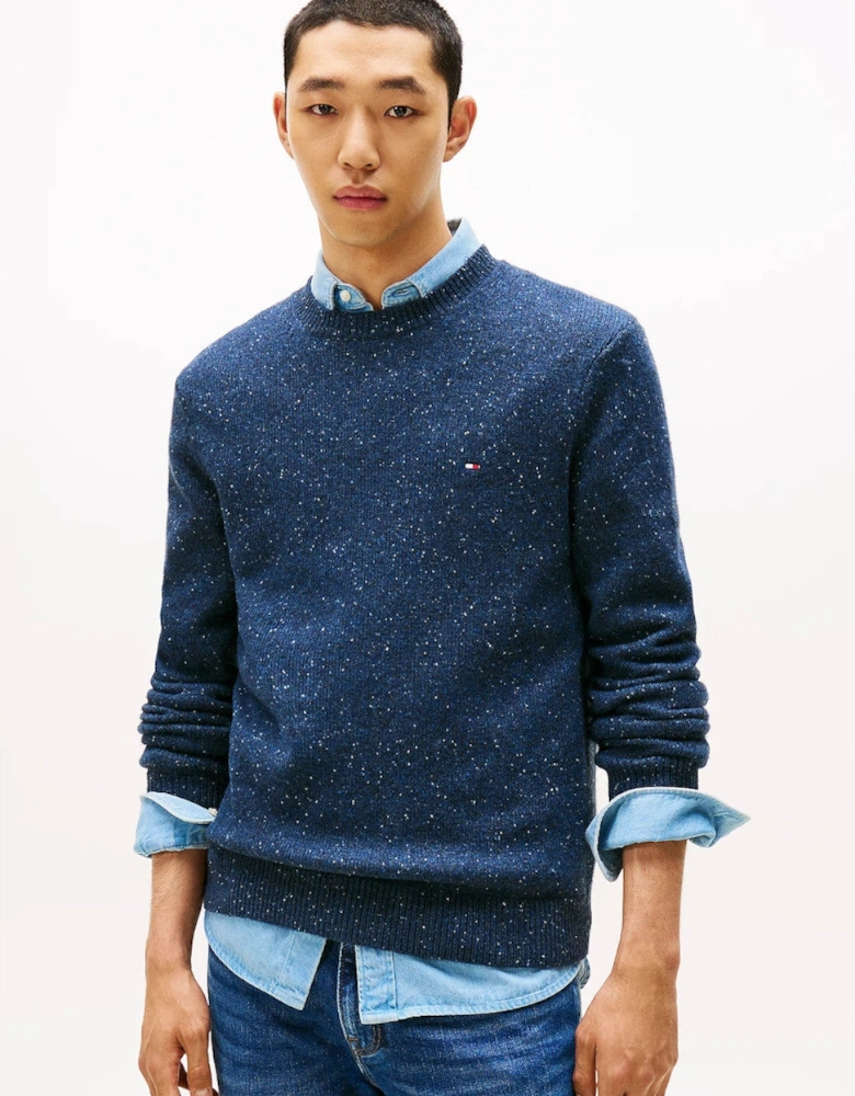 Donegal Crew Neck Sweater DV6 Desert Sky Heather