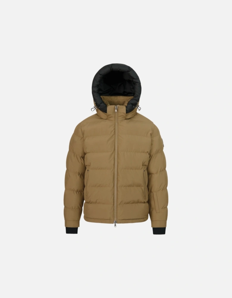Banks Short Puffer  Brown