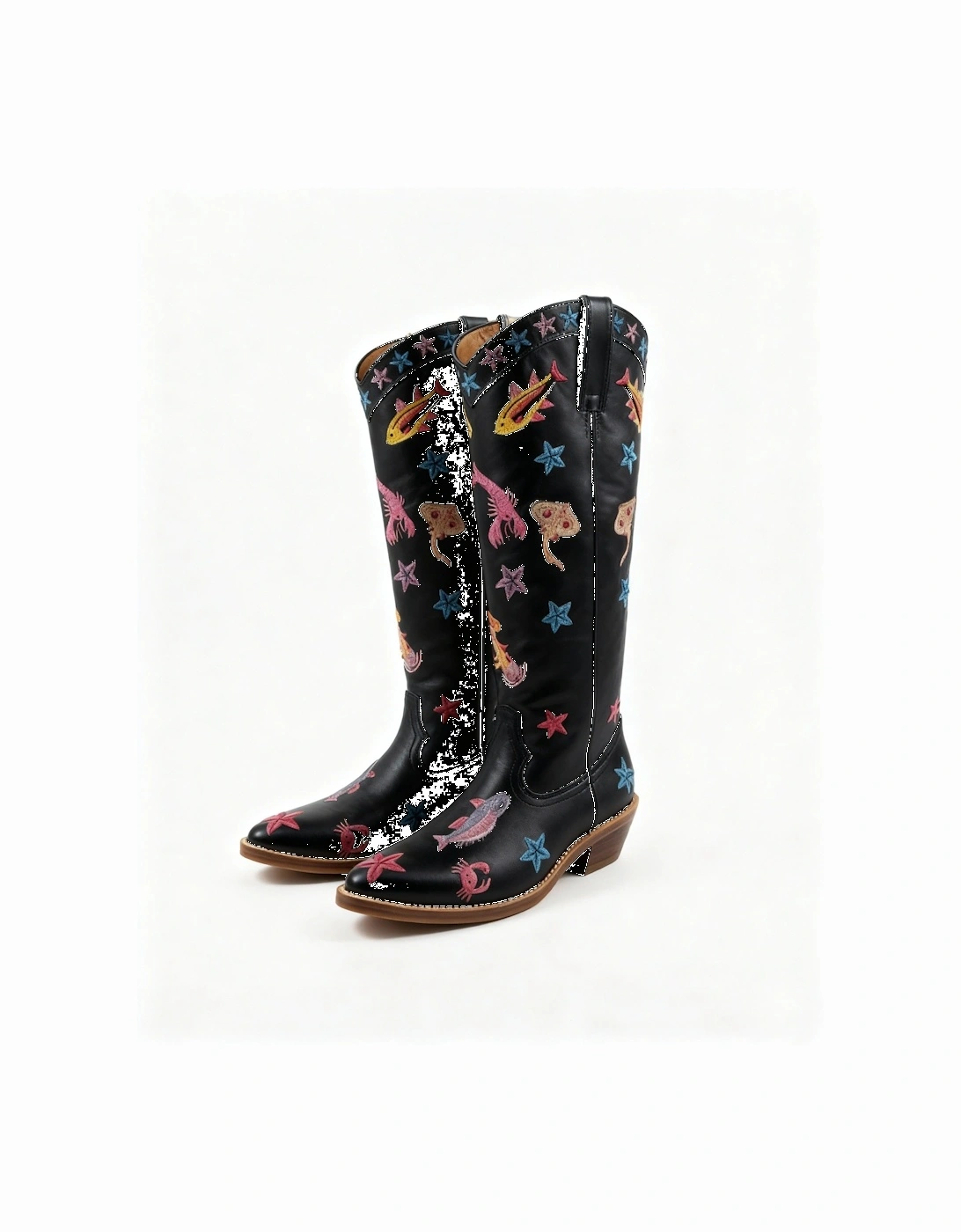 Arizona Embroidered Leather Boots