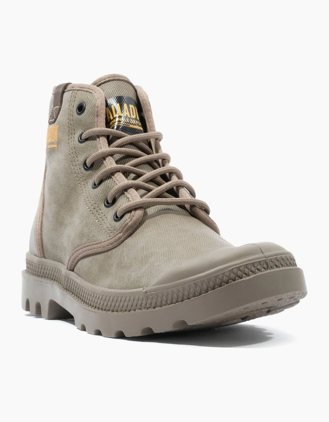 Men's Palladium Mens Pampa Hi Coated High Rise Lace Up Boots - Tan - Size, 6