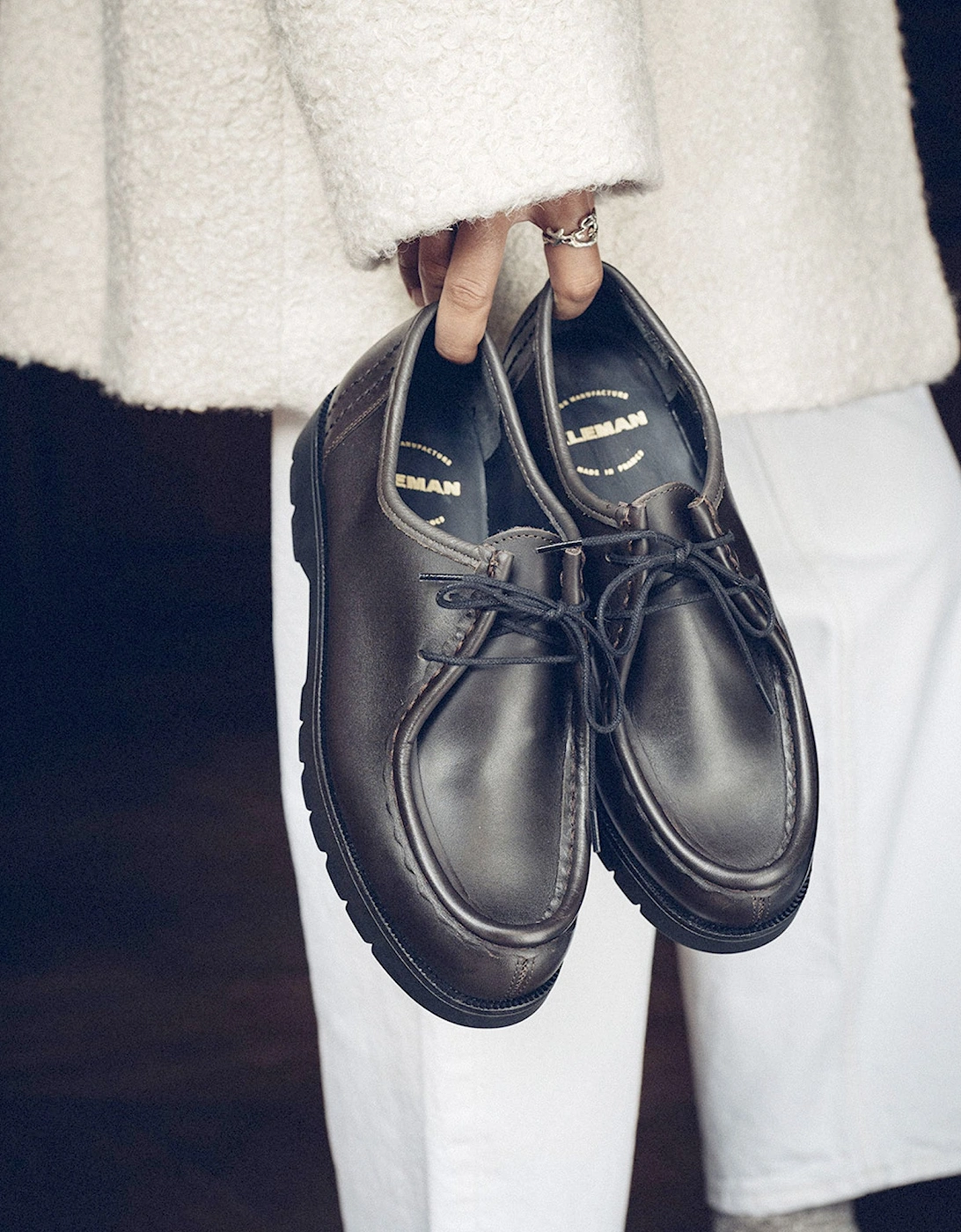 Padror Leather Tyrolean Shoes