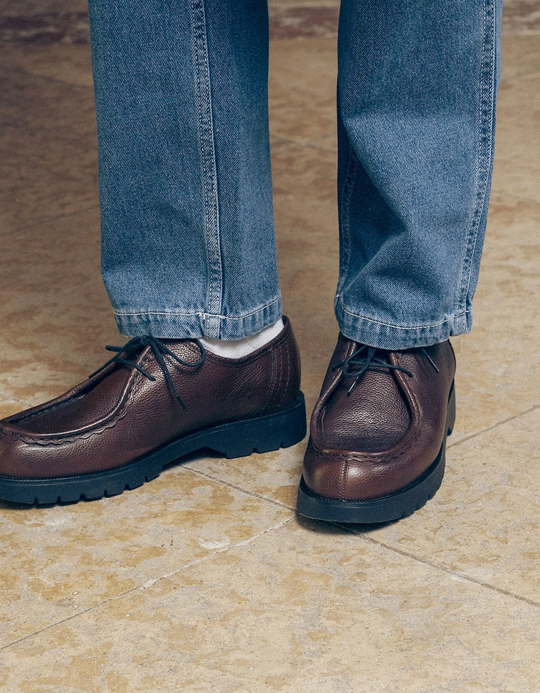 Padror G Veg Tanned Leather Tyrolean Shoes
