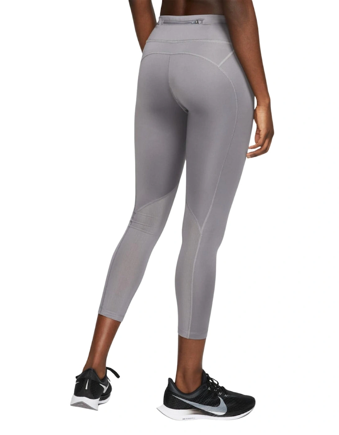 Run Fast Cropped Grey Leggings