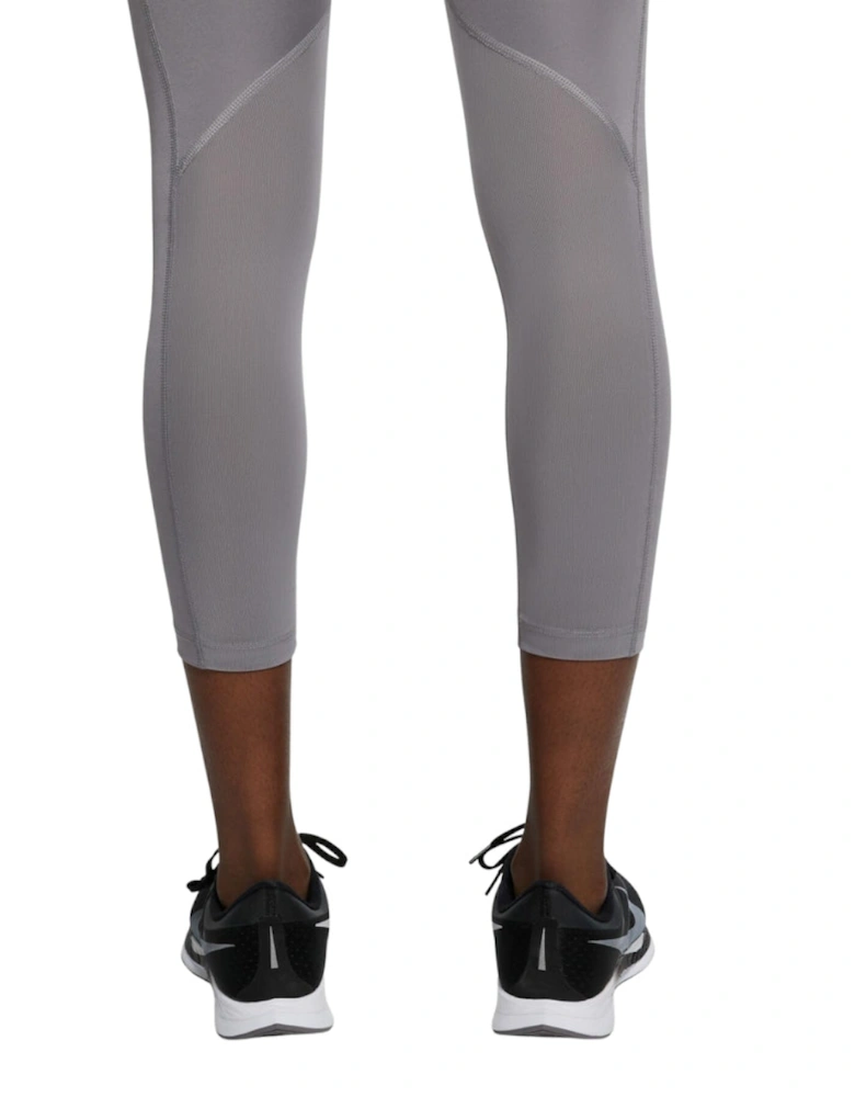Run Fast Cropped Grey Leggings
