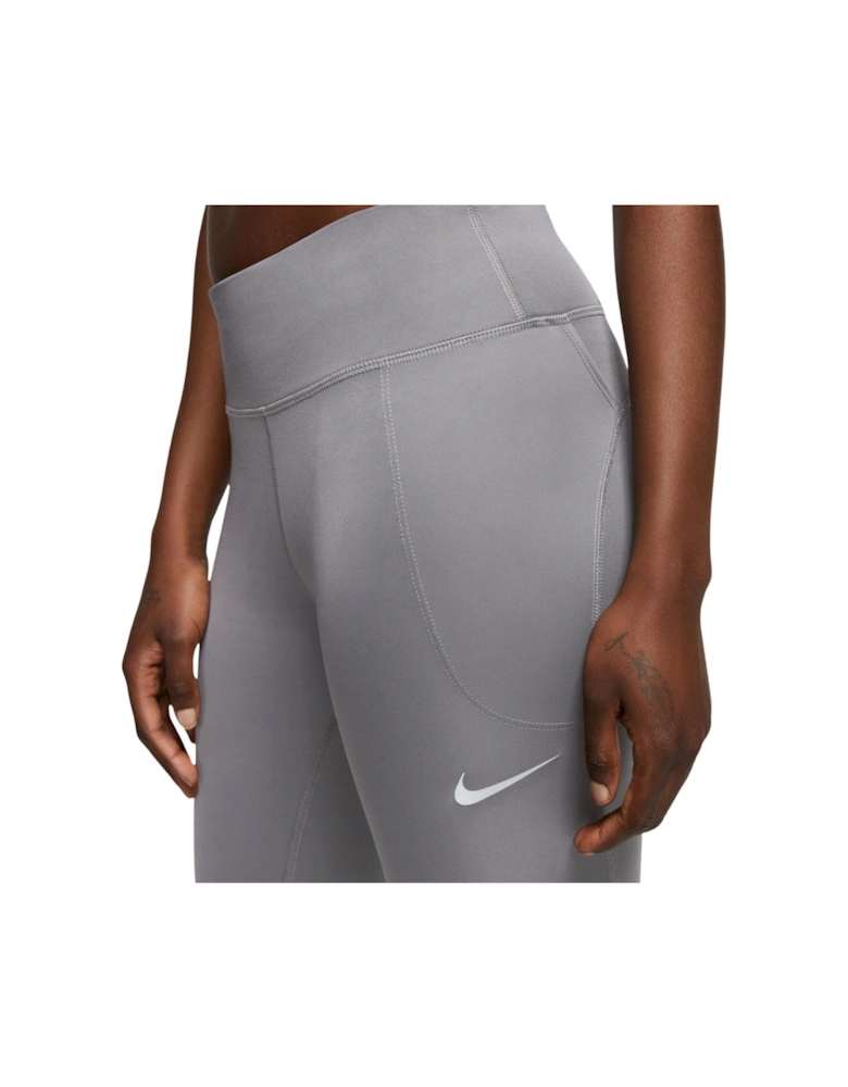 Run Fast Cropped Grey Leggings