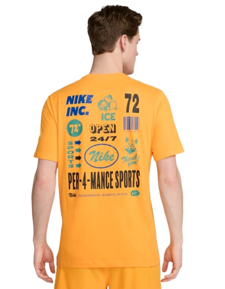 Dri-Fit Fitness Yellow Running Top