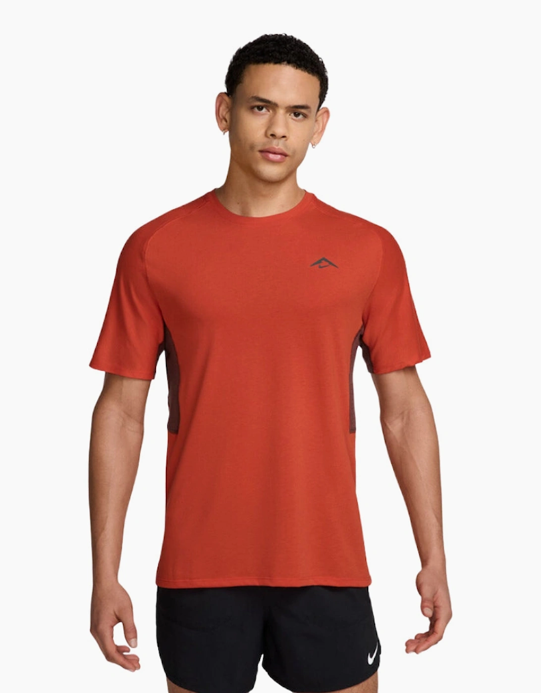 Men's Nike Trail Solar Chase DRI-Fit Orange T-Shirt - Size: 38