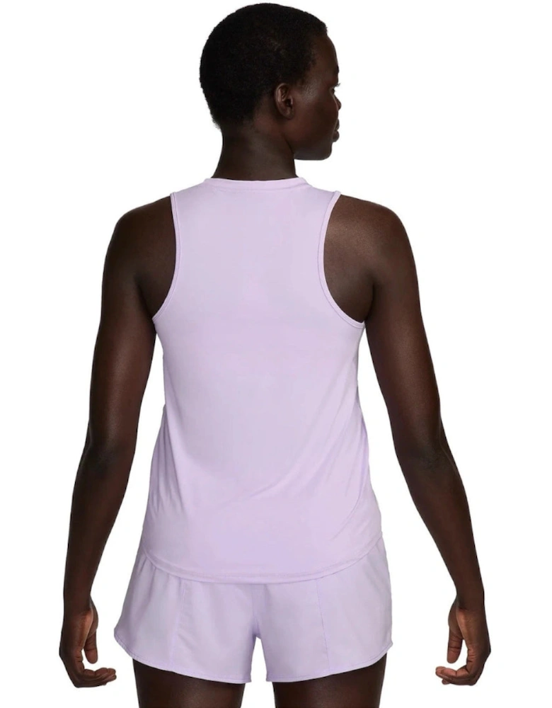 W NK One Swoosh Lilac Running Vest