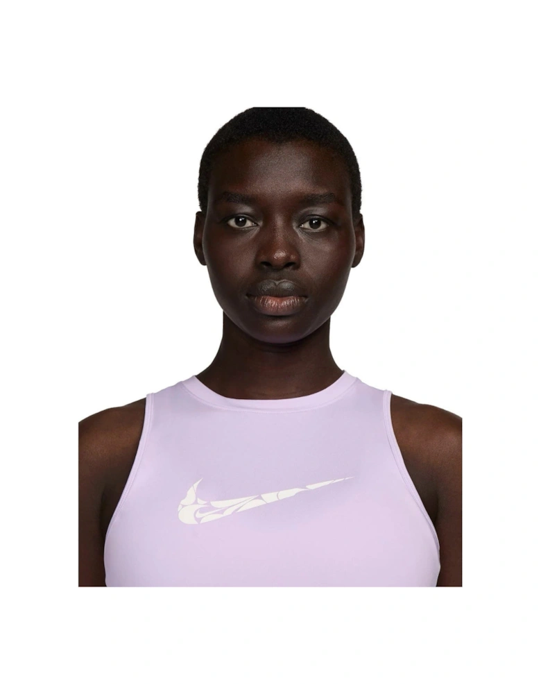 W NK One Swoosh Lilac Running Vest