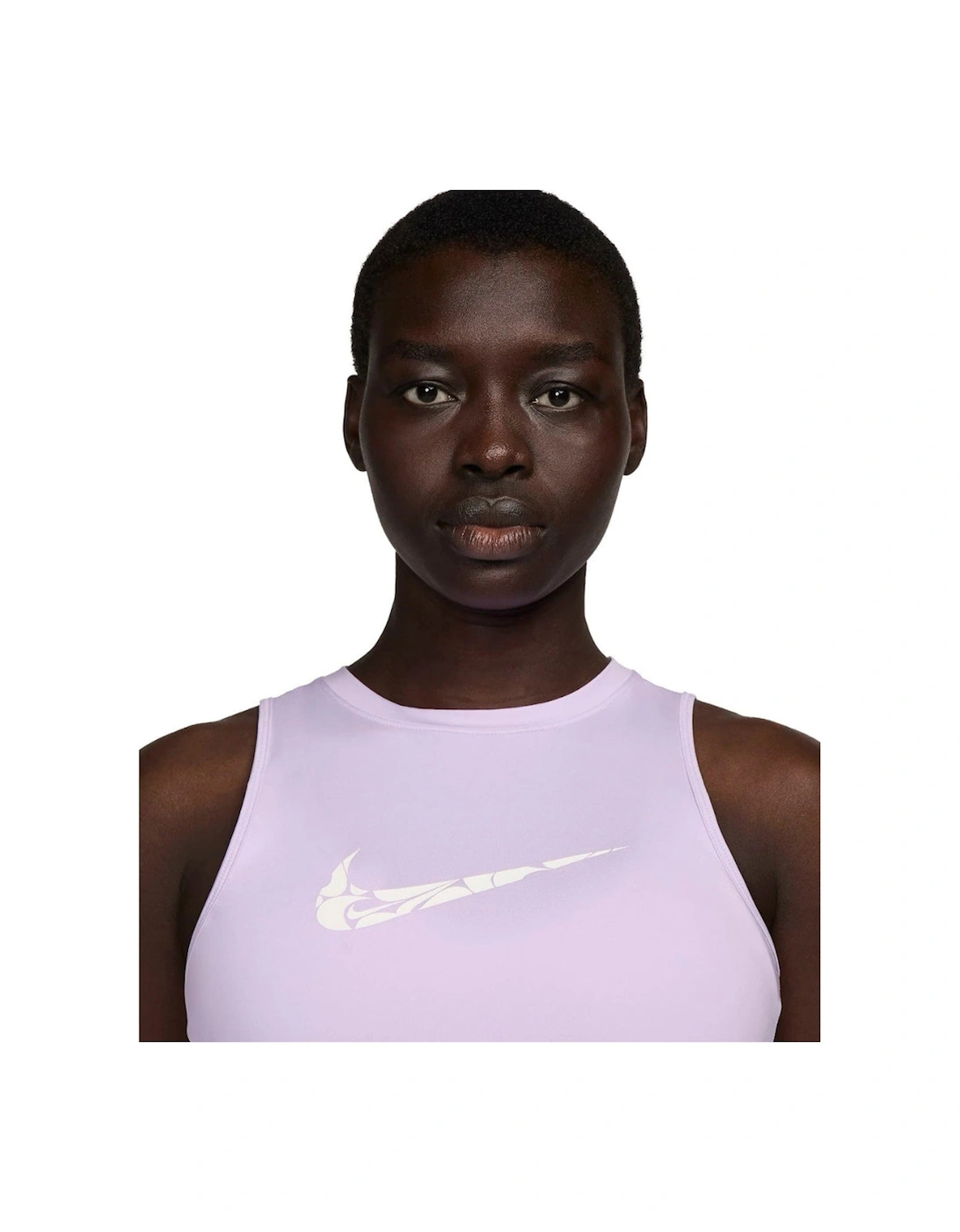 W NK One Swoosh Lilac Running Vest