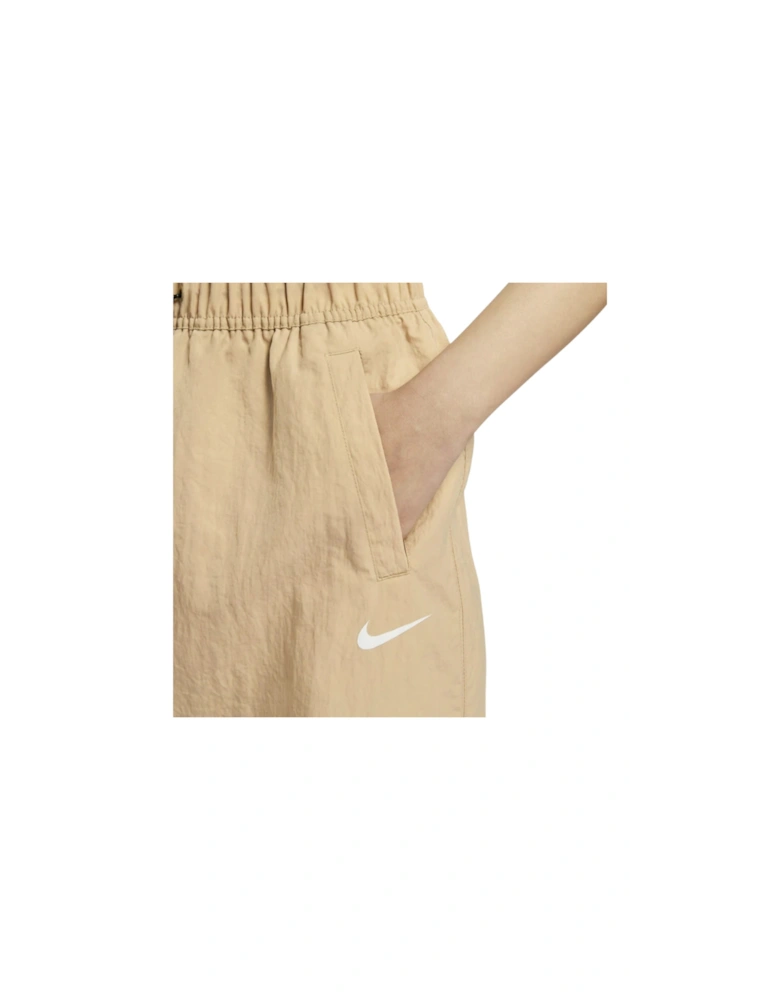 Essential Woven  High Waisted Beige Skirt