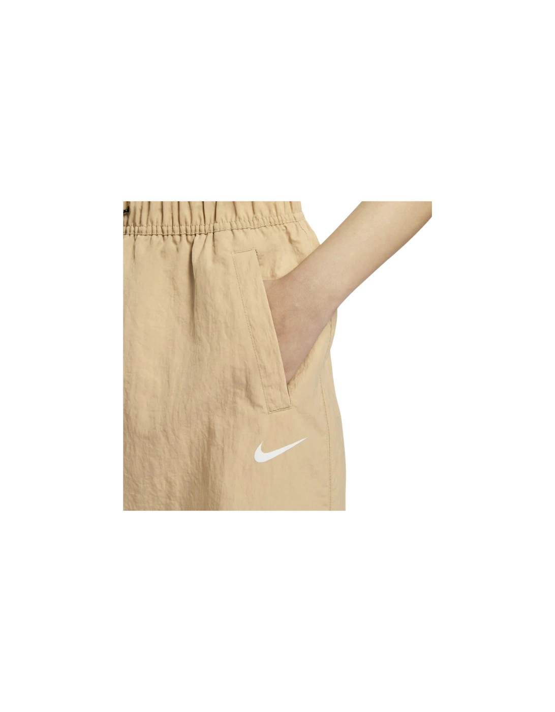 Essential Woven  High Waisted Beige Skirt