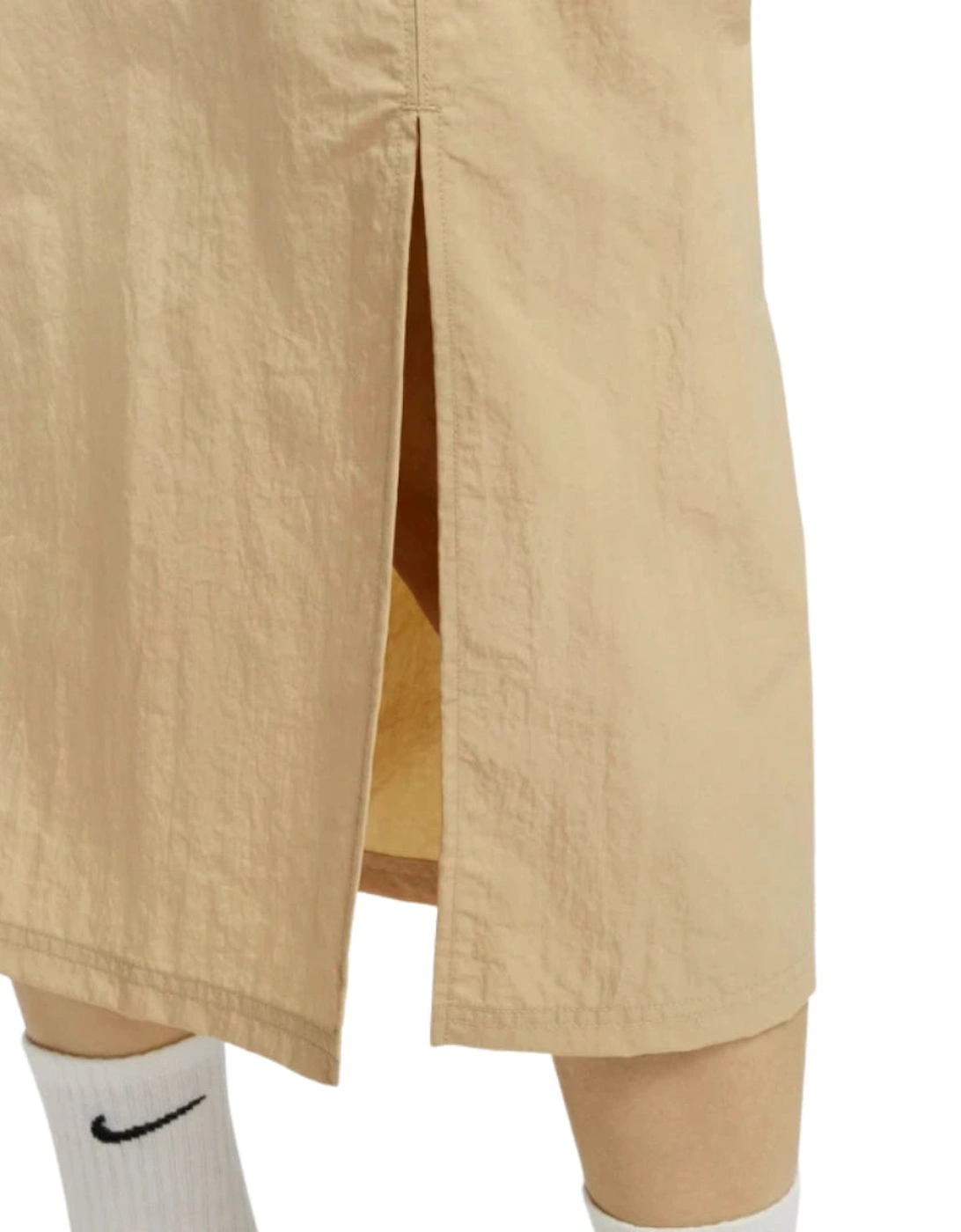 Essential Woven  High Waisted Beige Skirt