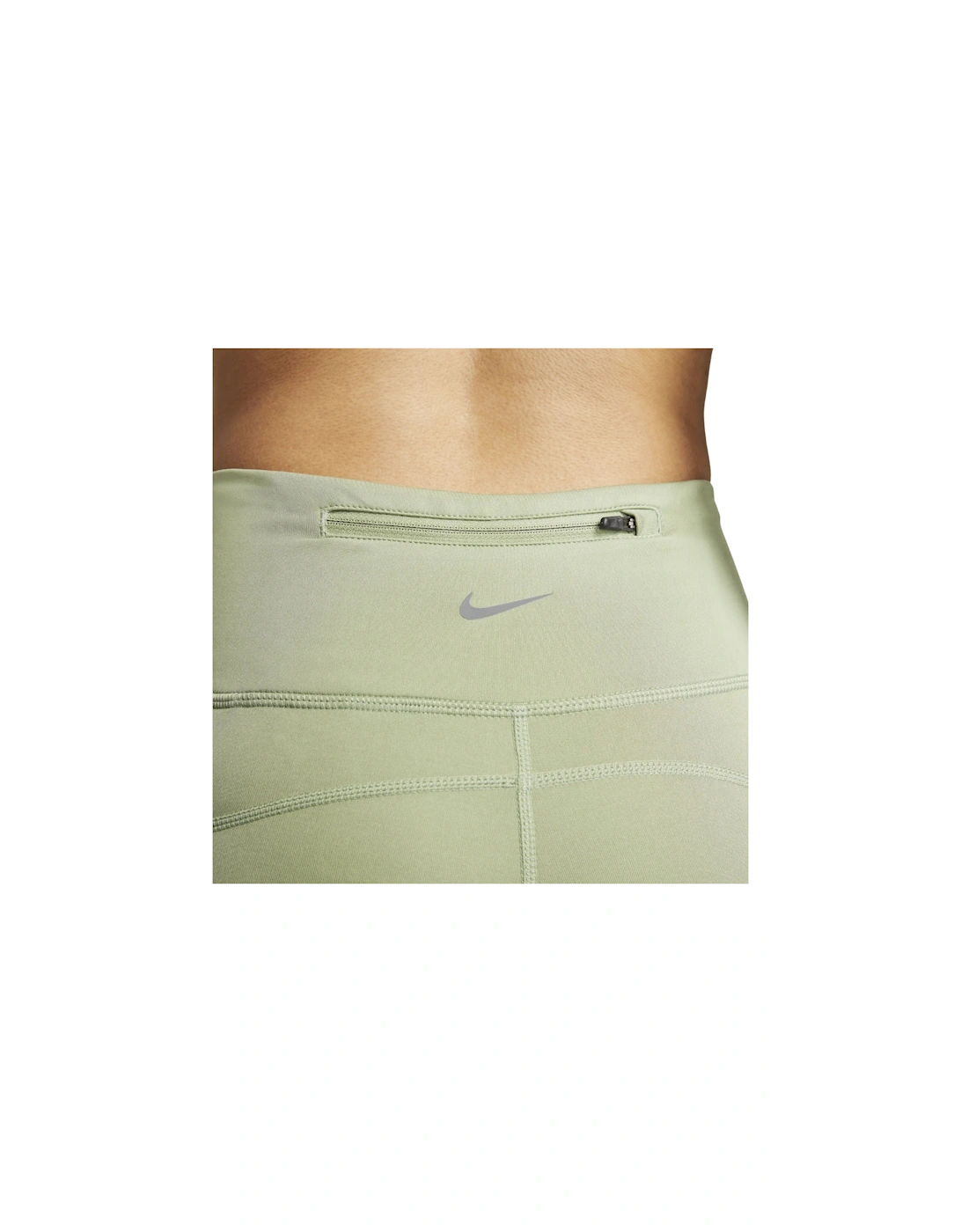 Dri-Fit 7/8 Mid Rise Oil Green Running Leggings