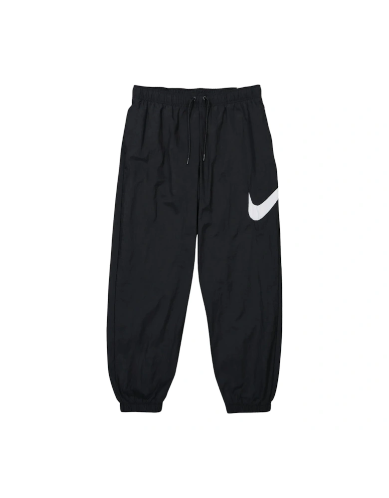 Essential W Mid Rise Black Joggers