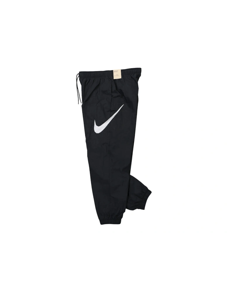 Essential W Mid Rise Black Joggers