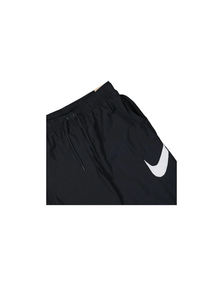 Essential W Mid Rise Black Joggers