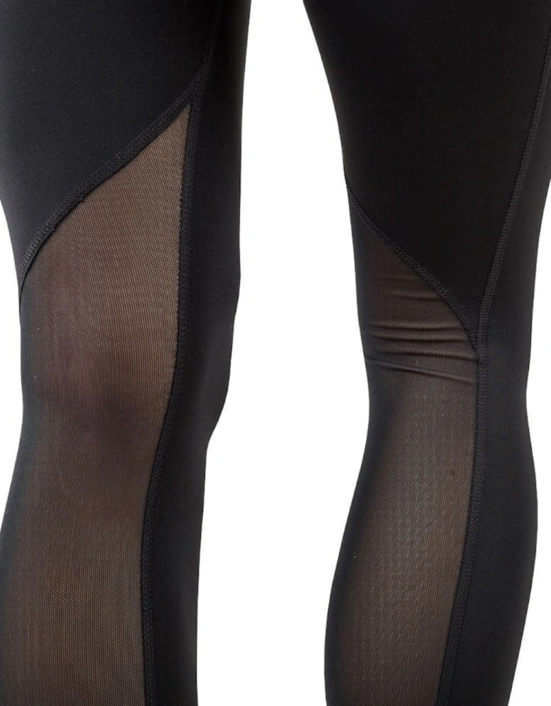 Fast Crop Running 7/8 Mid Length Black Leggings