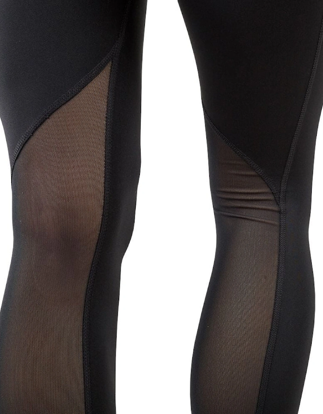 Fast Crop Running 7/8 Mid Length Black Leggings