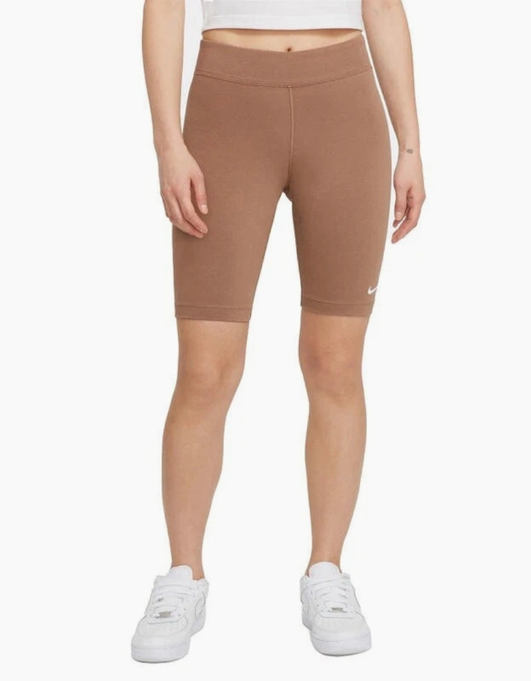 Nike Women's Nike Essential Bike Shorts Brown Leggings