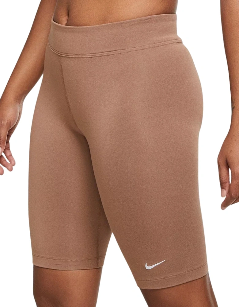 Essential Bike Shorts Brown Leggings
