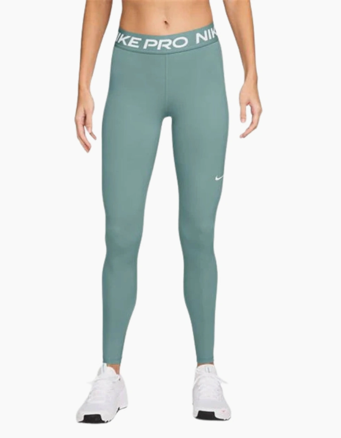 Women's Nike Pro Tights Sage Green Leggings - Size: S