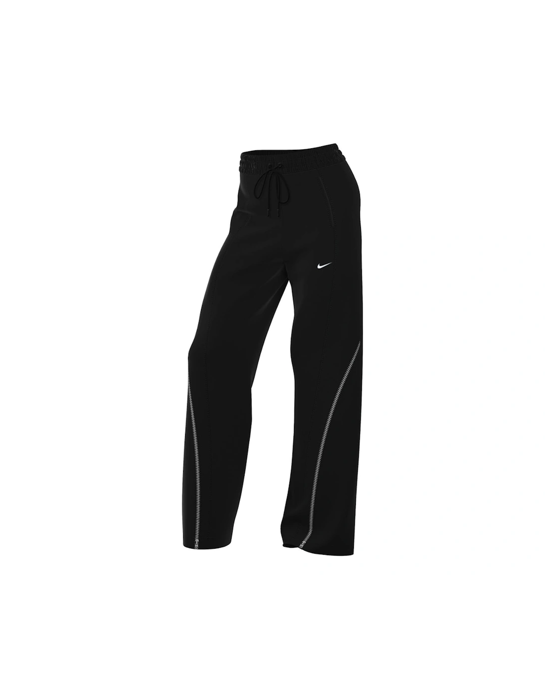 Mid-Rise Repel Zip Black Track Pants, 7 of 6