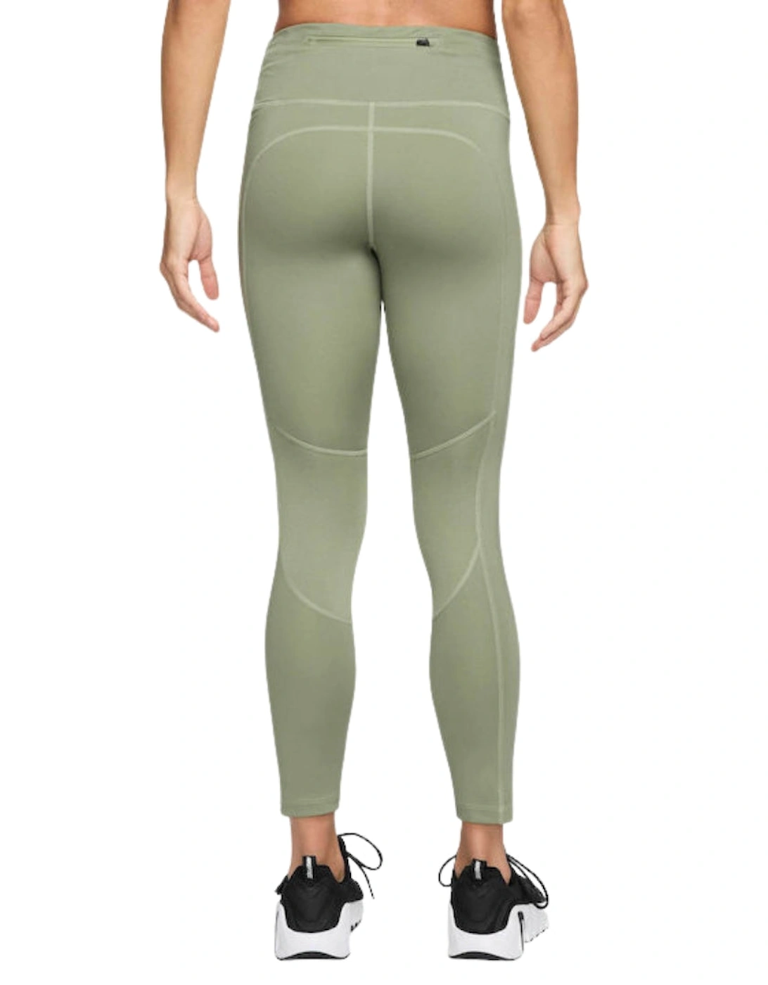 Mid Rise Fast 7/8 Oil Green Leggings